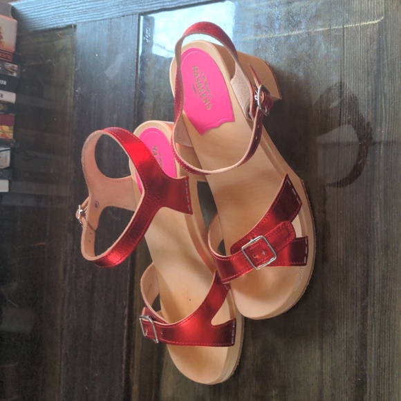 Metallic Red Swedish Hasbeens - Picture 3 of 7